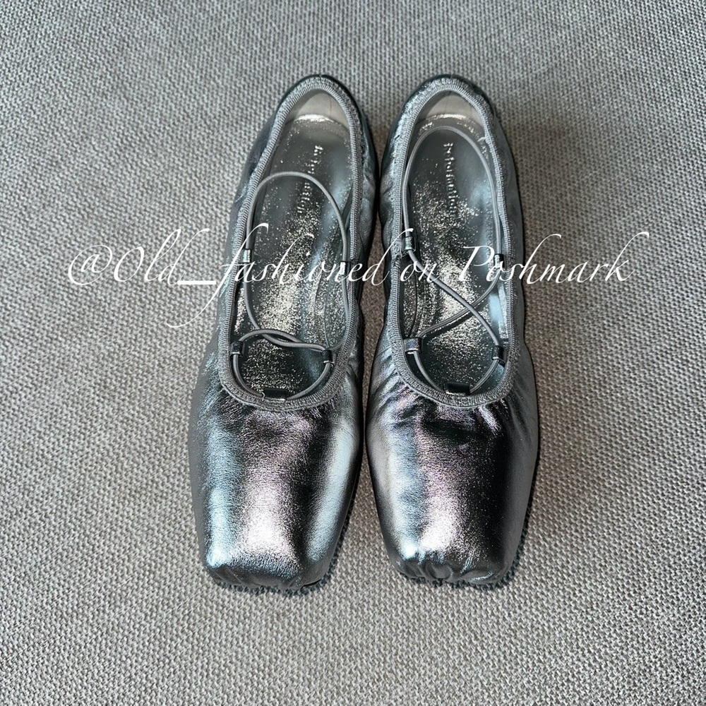 REFORMATION Barbara Leather Ballet Flats - Picture 7 of 16